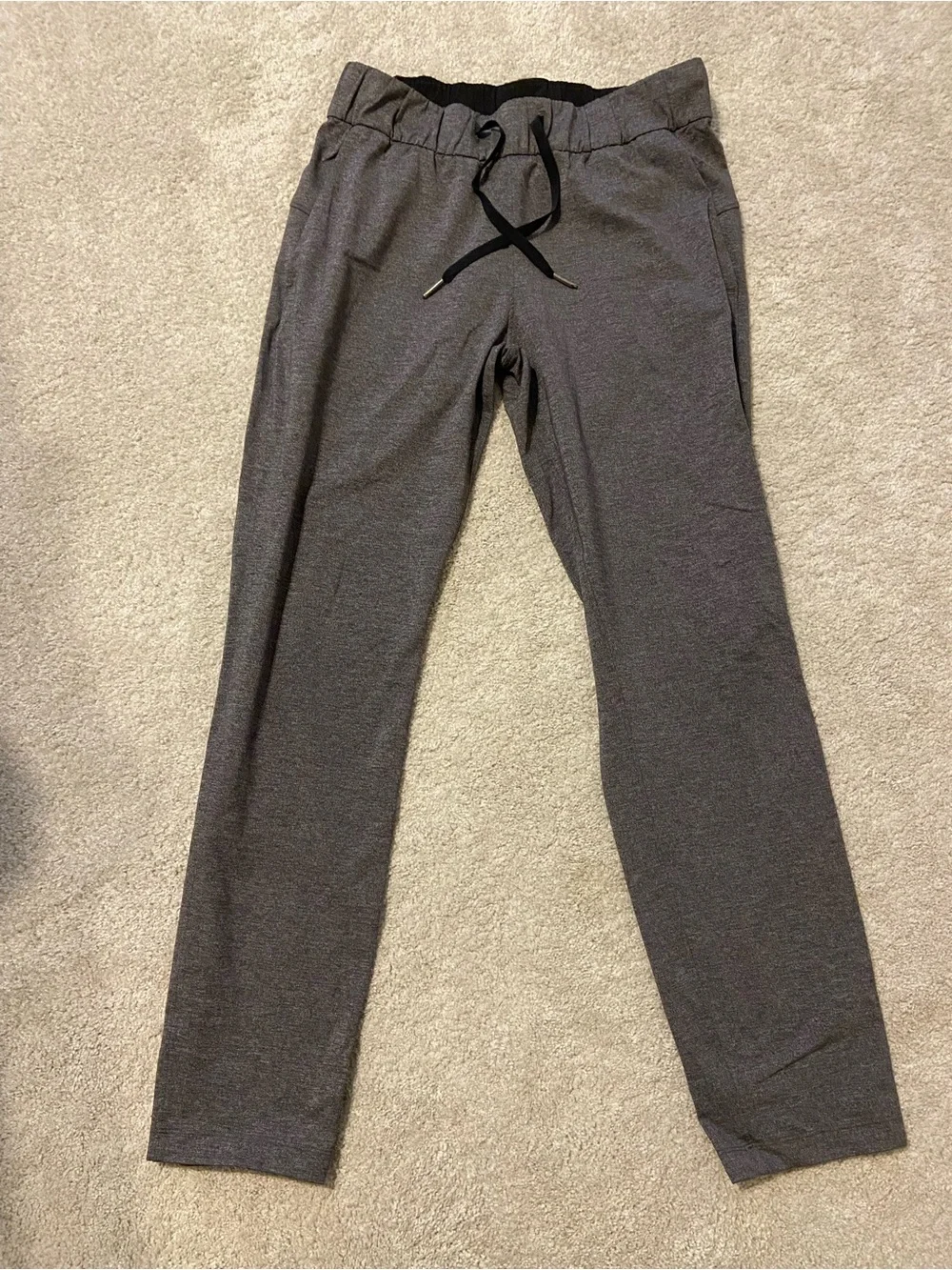 lululemon athletica Charcoal Gray Slim Jogger Pants